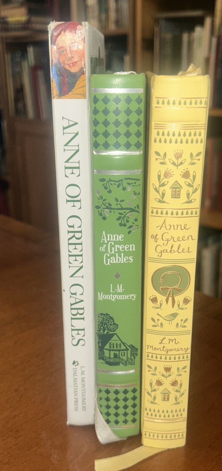 Anne of Green Gables by LM Montgomery Mixed Lot Of 3 Leather &HC Books