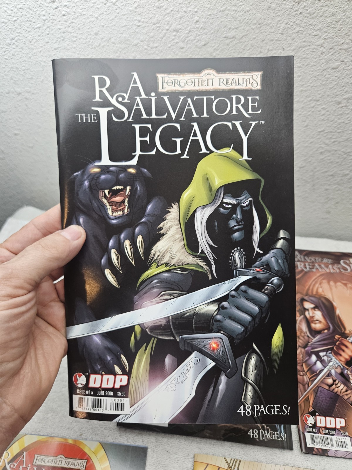 D&D FORGOTTEN REALMS R.A. SALVATORE’S LOT OF 7 LEGACY, HALFLINGS GEM, STREAM