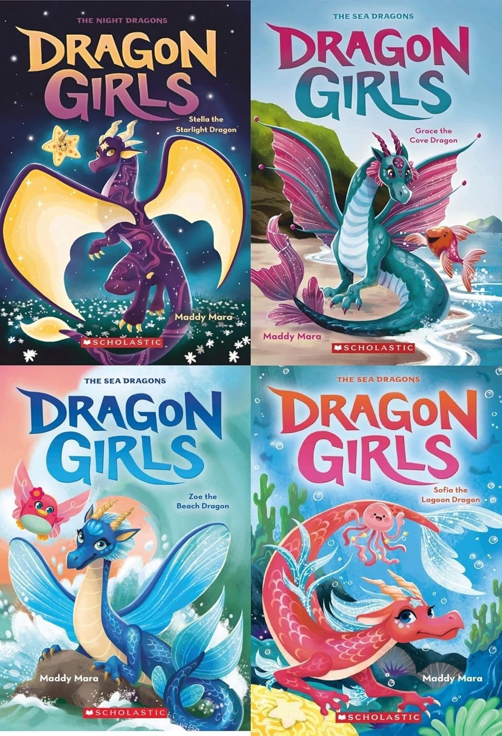 Dragon Girls Complete Series Collection Books 1-18 by Maddy Mara Books Set
