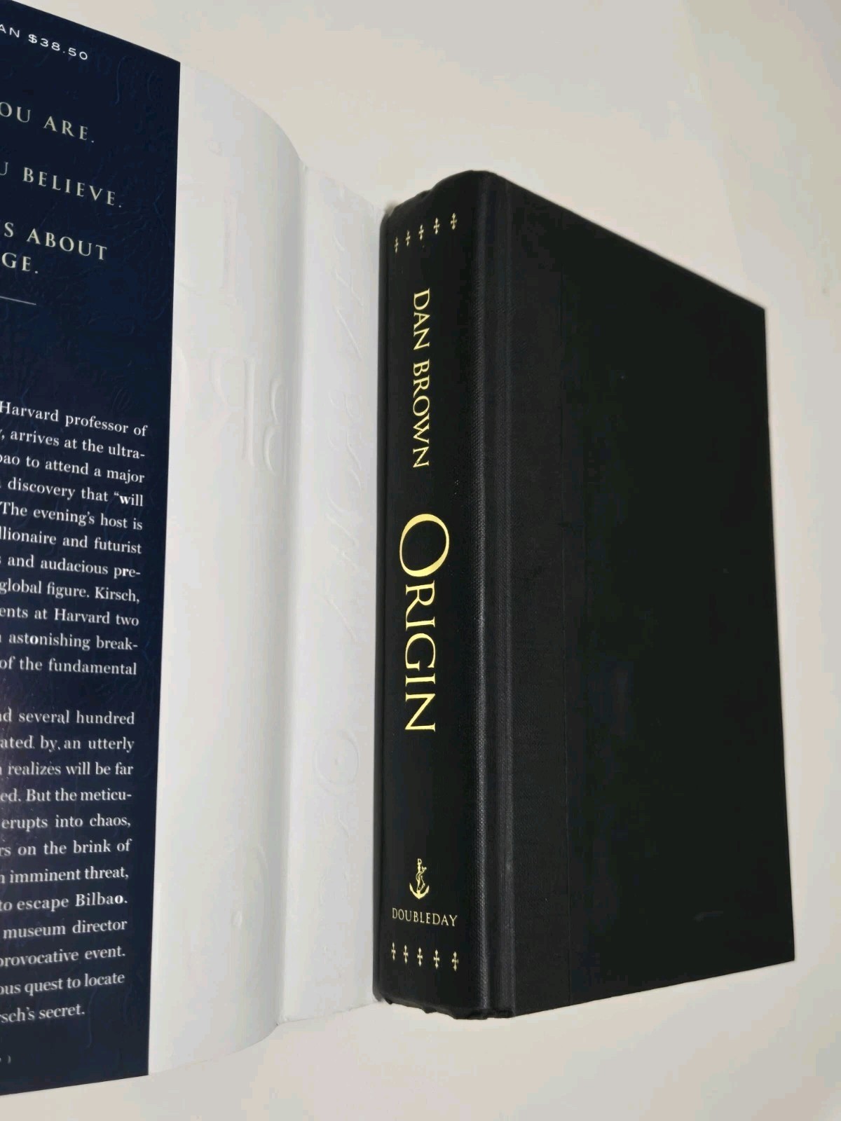 Origin: A Novel by Dan Brown 2017, HCDJ True 1st Edition, 1st Printing VG++/EX