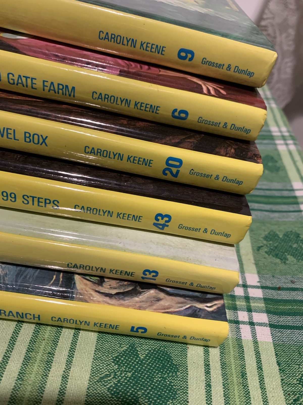 ❤️Vntg 6 Nancy Drew Flashlight Mystery Series Carolyn Keene #’s 5,13,43,20,6,9