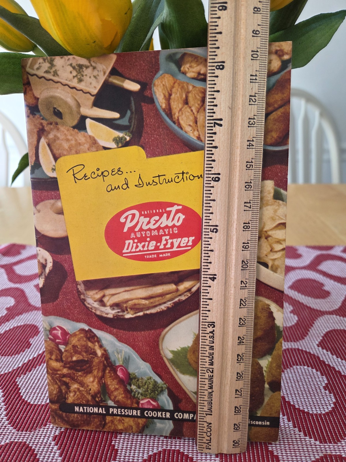 Rare Presto Vintage 1950 Deep Fryer: Recipe, Instruction, Cook Booklet 39 Pages