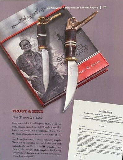 Dr. Jim Lucie: A Bladesmith’s Life & Legacy -New Hardbound Book with 300+ photos