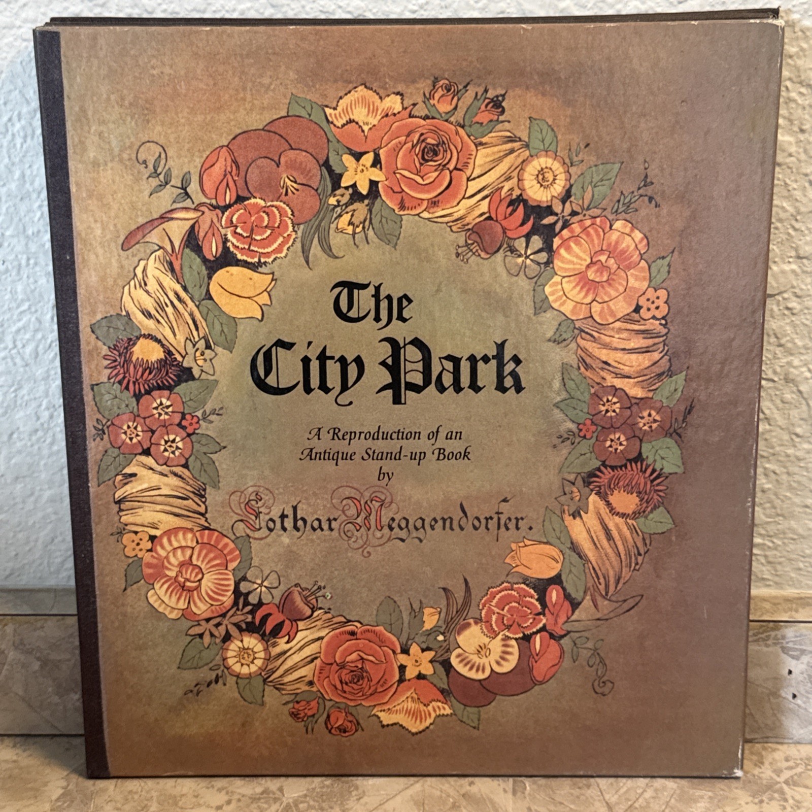Lothar Meggendorfer The City Park Antique Stand-Up Pop-Up Book Reproduction