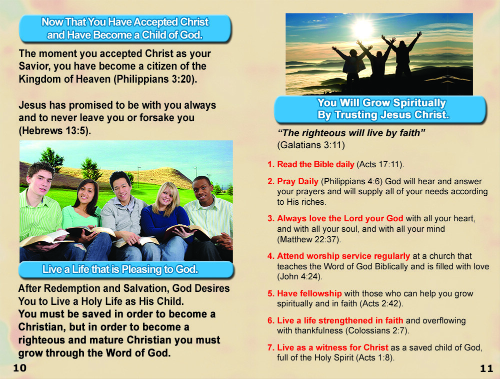 Bible, Gospel English Tracts(NIV) in 4 Covers, Pack of 40, 12 Pages Each
