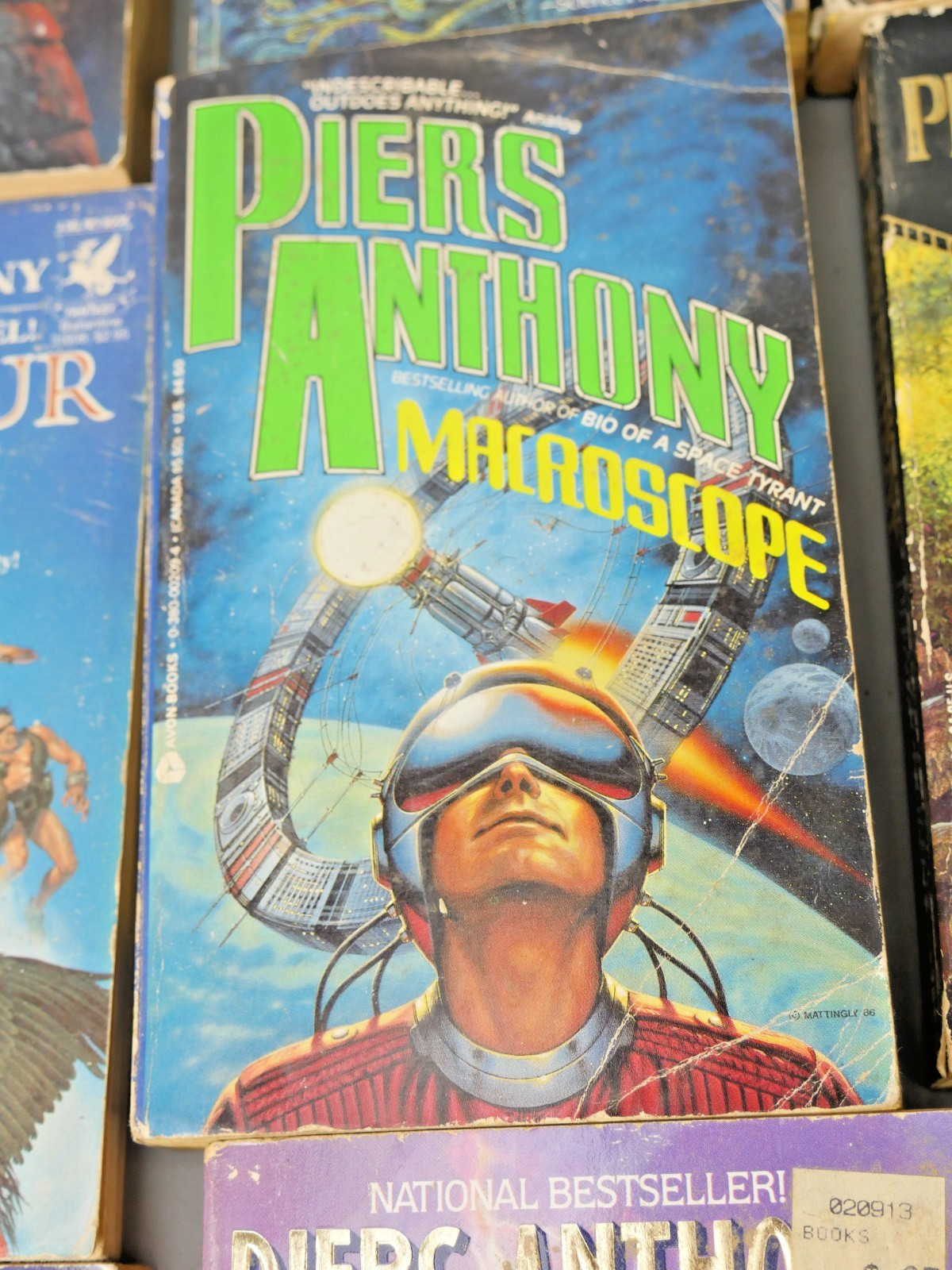 Vintage Xanth Novels Lot 9 Piers Anthony Del Rey Paperback Fantasy Sci Fi 1980s