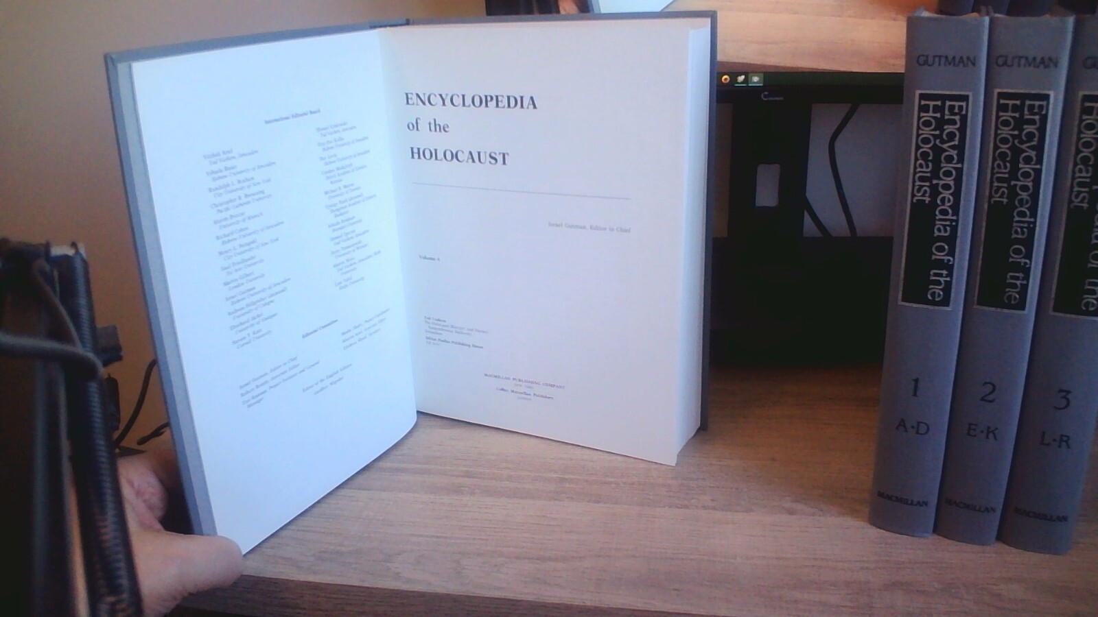 Encyclopedia of the Holocaust – Complete Set of 4 from 1990