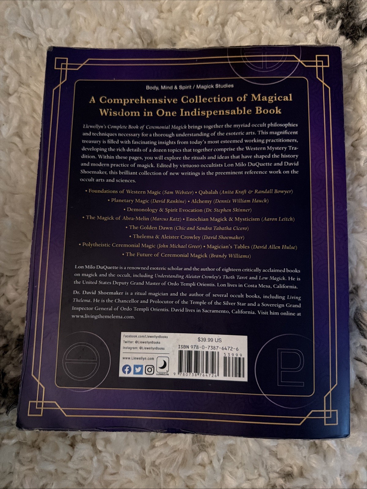 Llewellyn’s Complete Book of Ceremonial Magick: A Comprehensive Guide to the We
