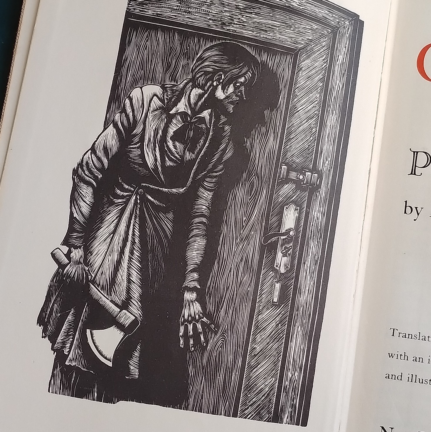 Heritage Press Crime & Punishment Fyodor Dostoevsky HC 1938 Illus Slipcase