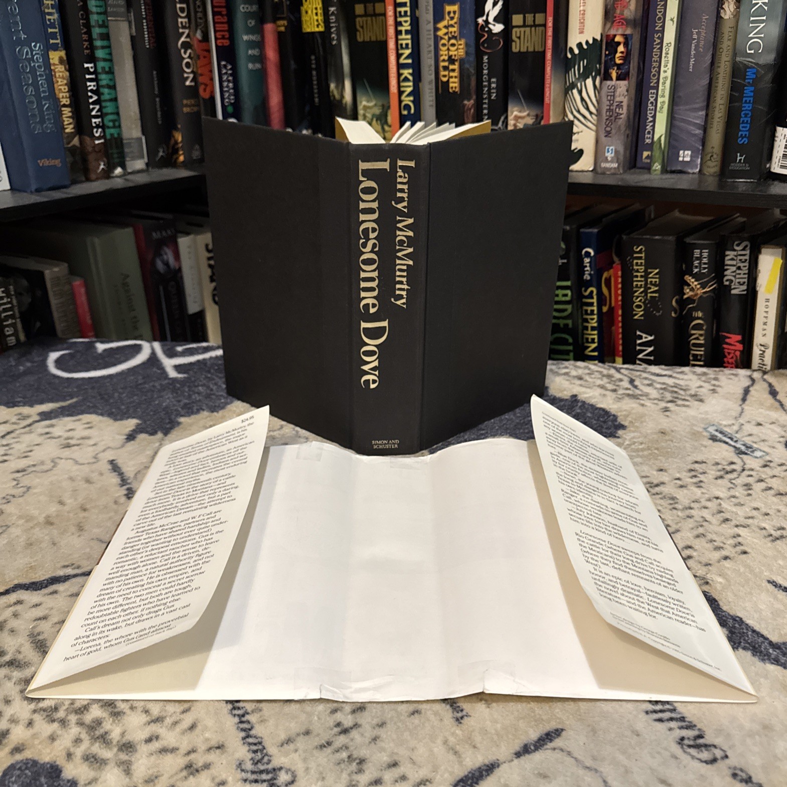 Lonesome Dove – Larry McMurtry (1985, Hardcover) First Edition/Late Print, G