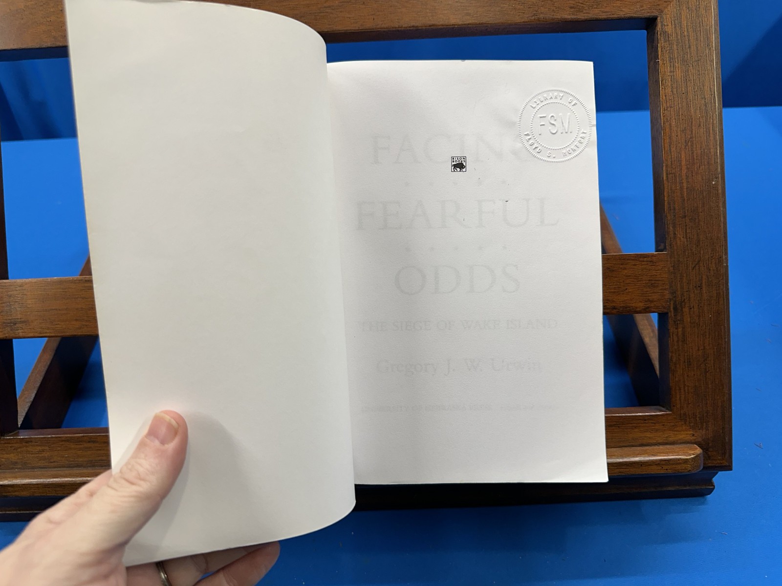 Facing Fearful Odds: The Siege of Wake Island- Gregory J. W. Urwin, 1997