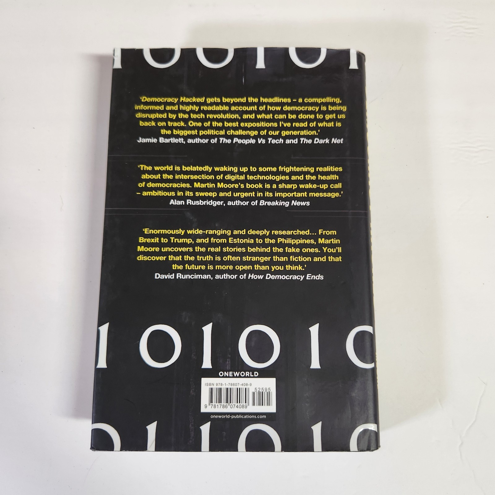 Democracy Hacked: Information Warfare in the Digital Age, Martin Moore.