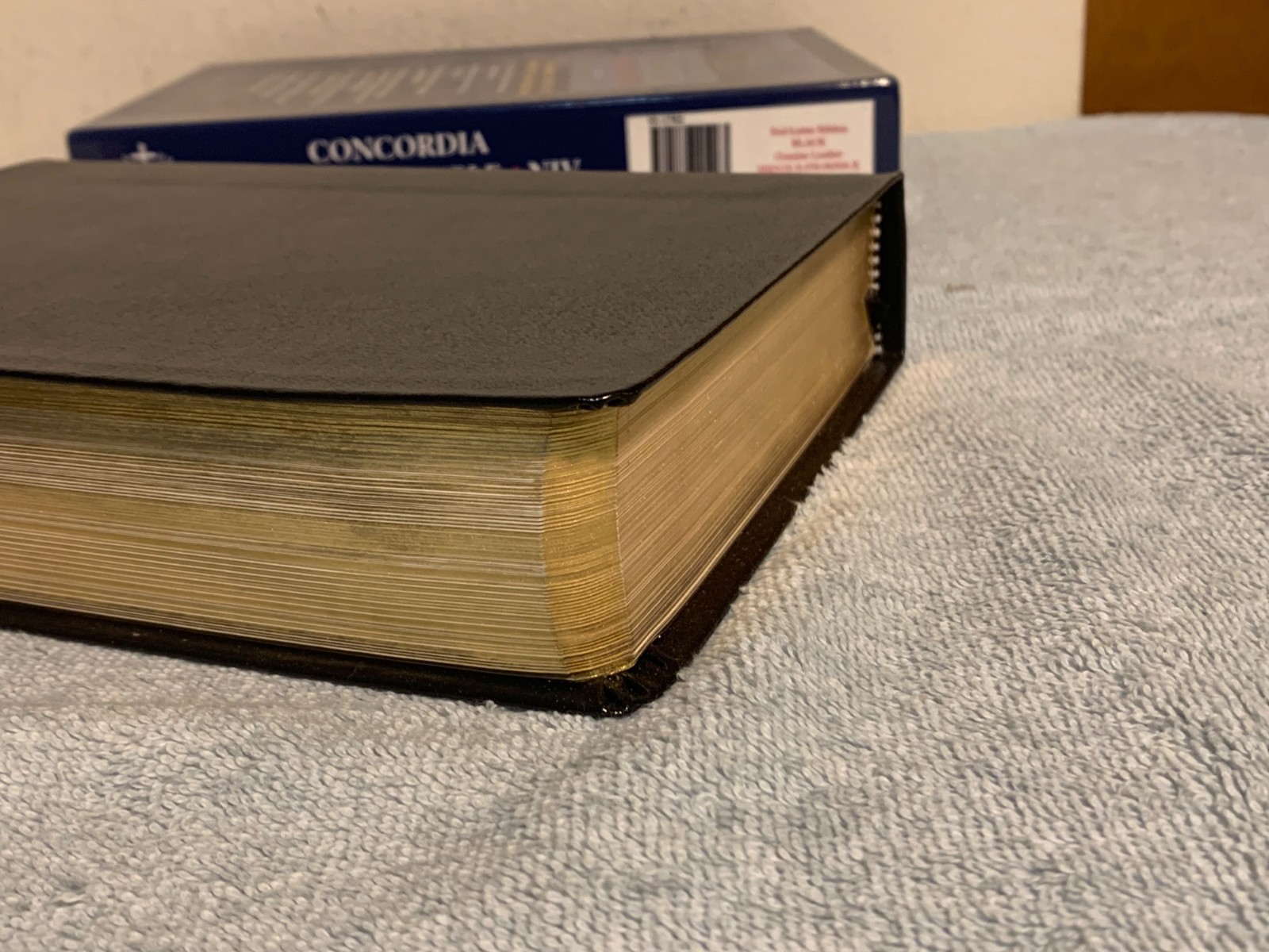 Concordia Self-Study Bible NIV Lutheran (Red Letter Ed.) Genuine Leather/Gilt