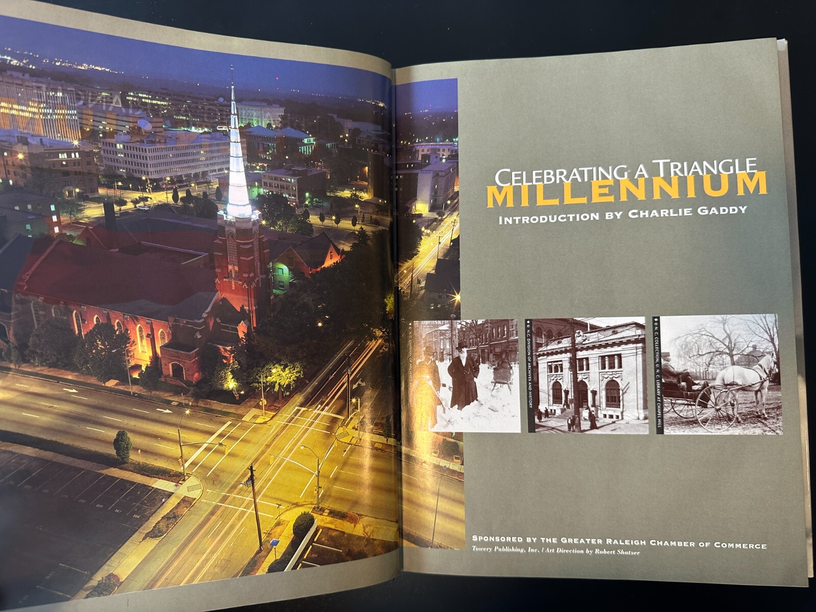 Celebrating A Triangle Millennium – Raleigh, Durham, Chapel Hill, NC – 398 Pages