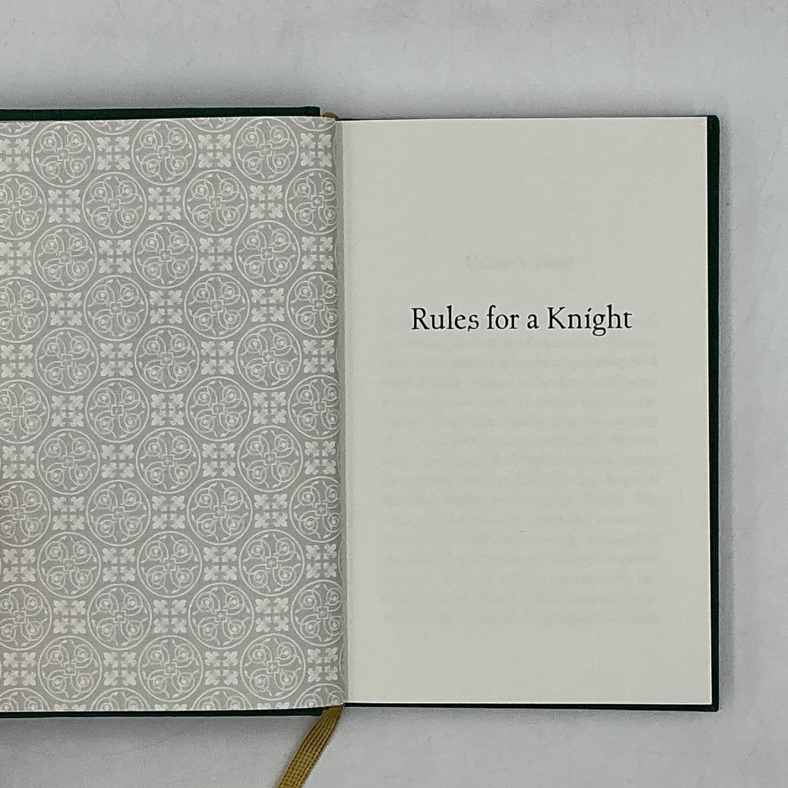 Rules For A Knight Ethan Hawke 2015 Green HC Alfred A Knopf 1st Edition Novel