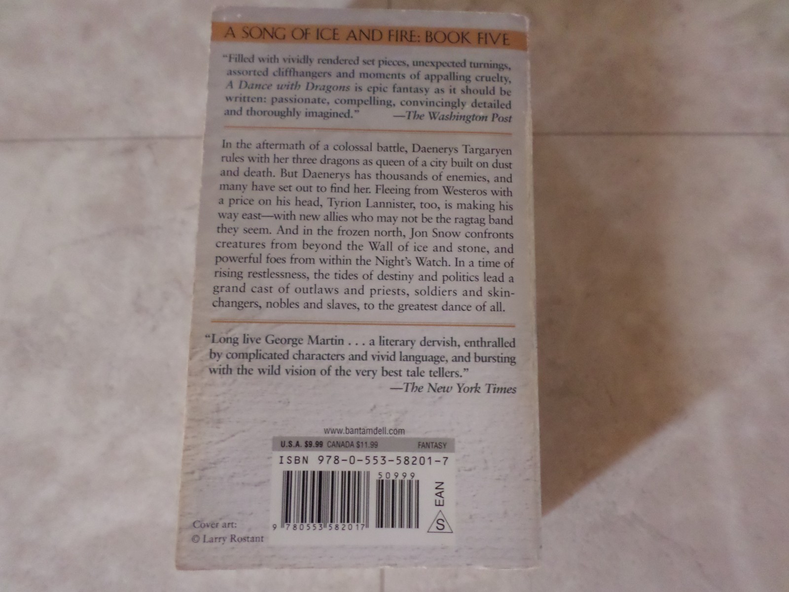 Dance with Dragons Pt. 2 by George R. R. Martin (2013, Mass Market)