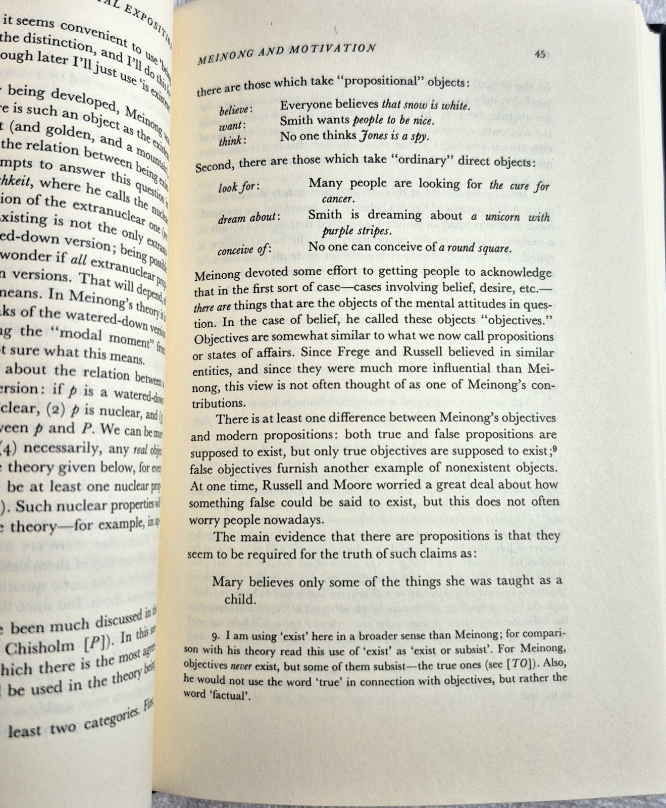 Nonexistent Objects (Terence Parsons • 1980 Yale University Press)