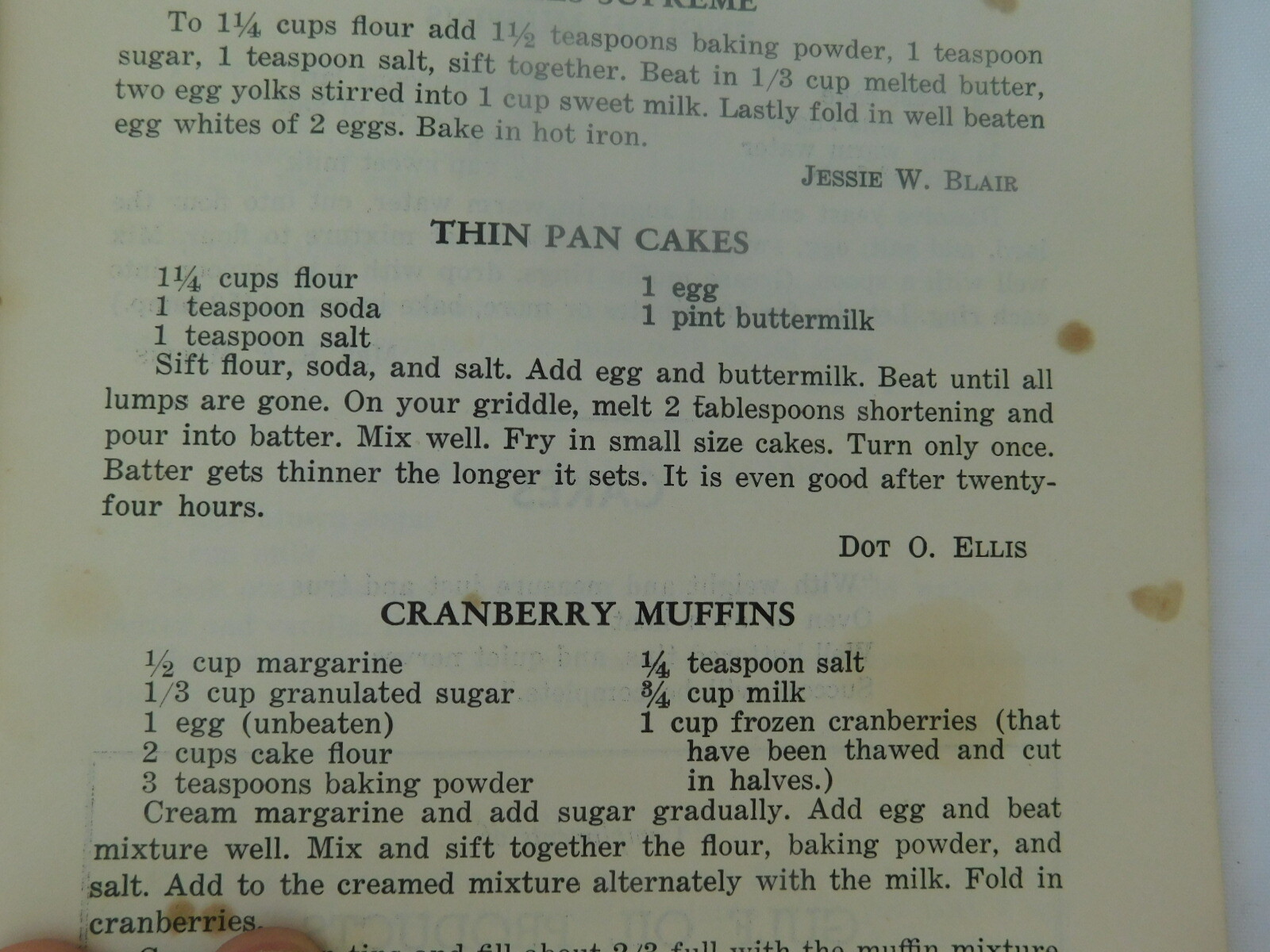 What’s Cookin‘? 1948 1st ED. Winston-Salem Woman’s Club Cookbook