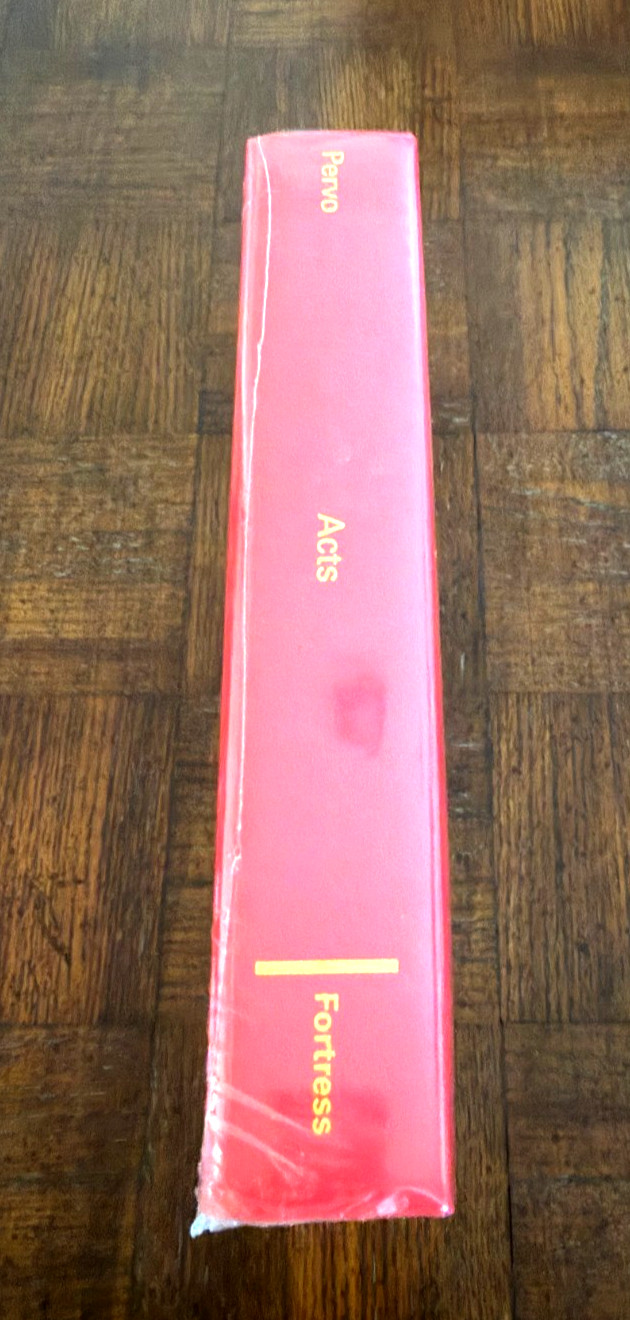 BRAND NEW Hermeneia Series „Acts“ by Richard I. Pervo 800 pages Hardcover 2008