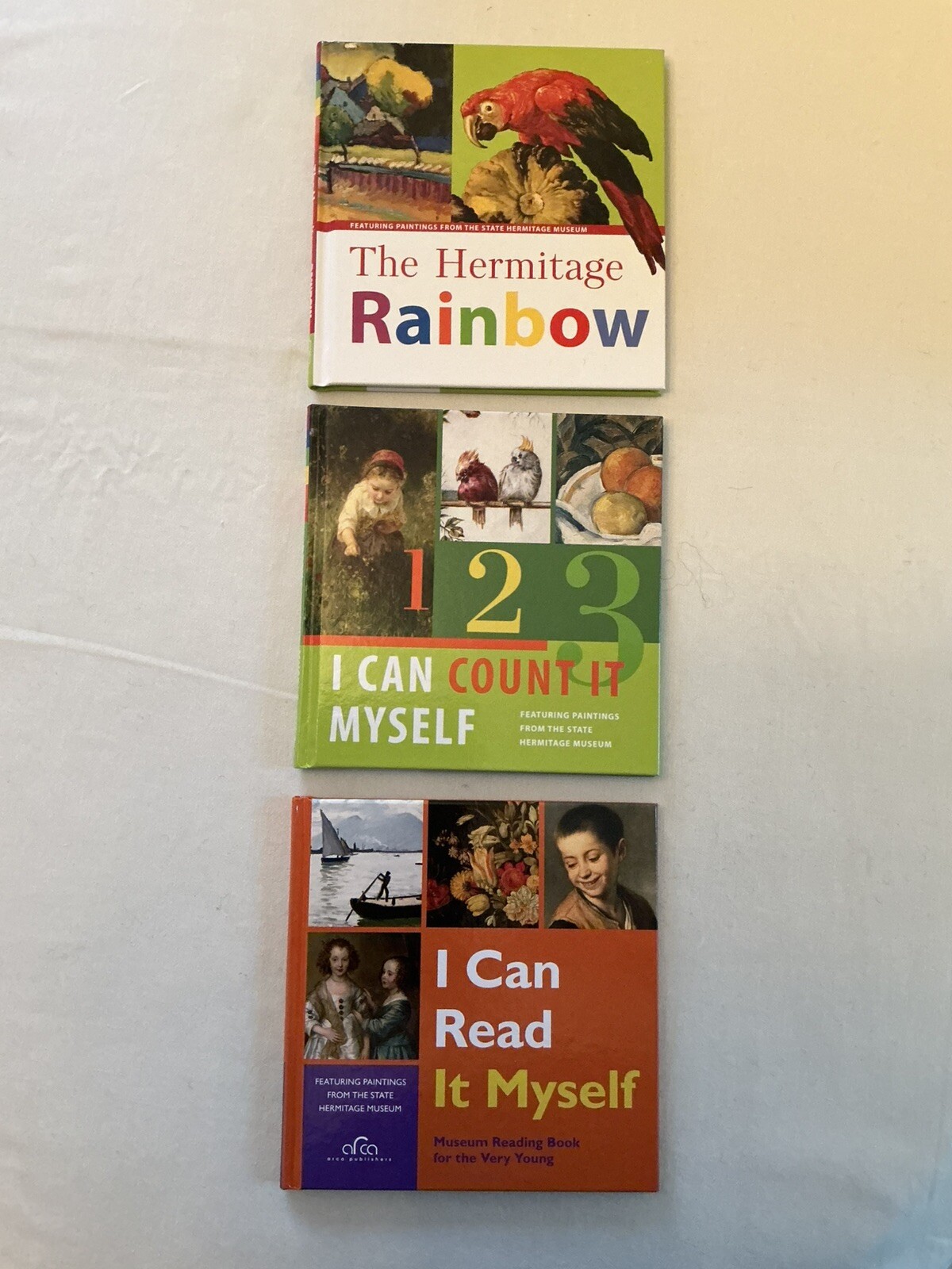 I Can Count, I Can Read, And Rainbow (colors) – 3 Books From Russian Hermitage