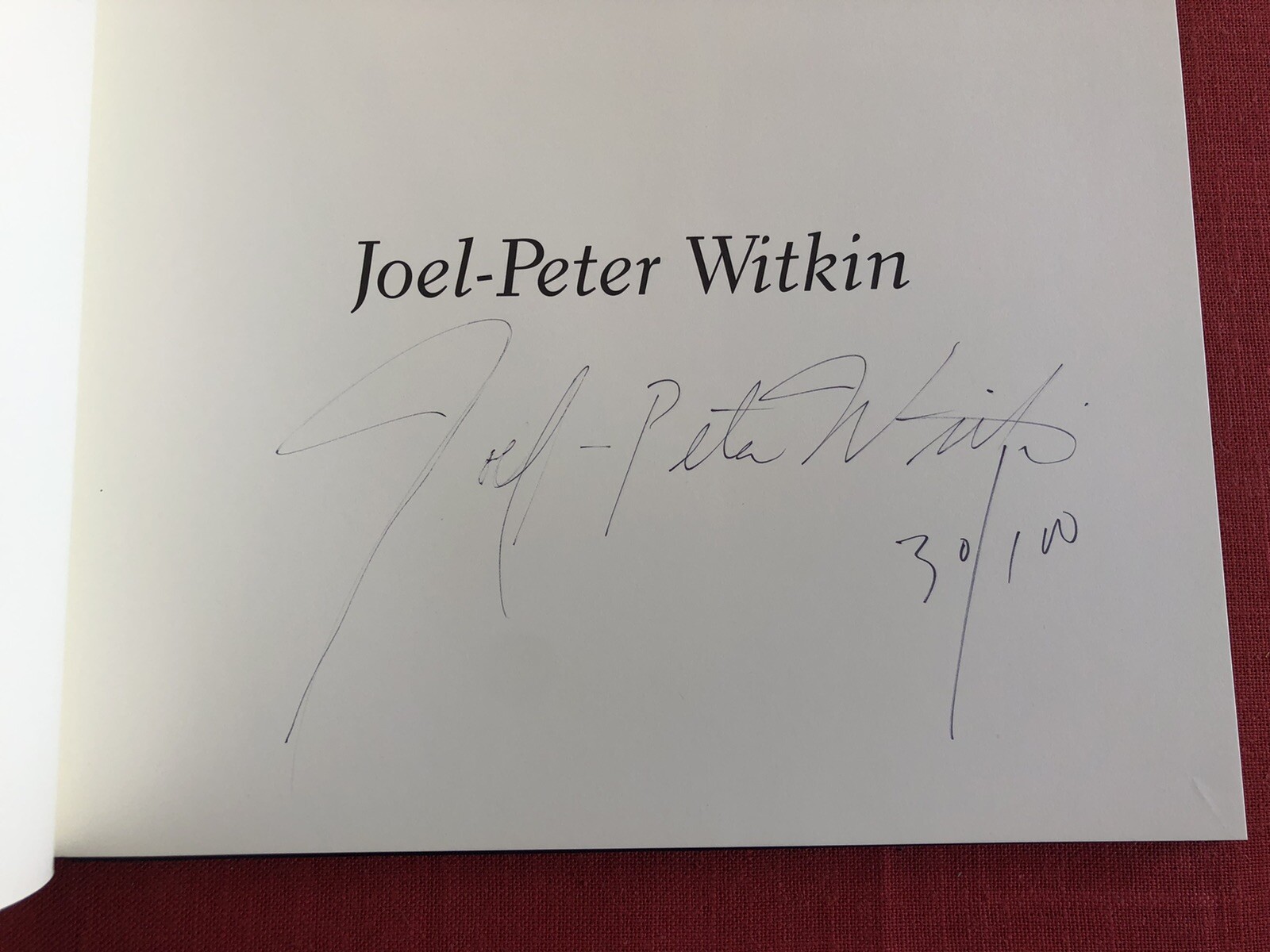 JOEL-PETER WITKIN (1985) 1st ed. slipcased signed, limited #30/100