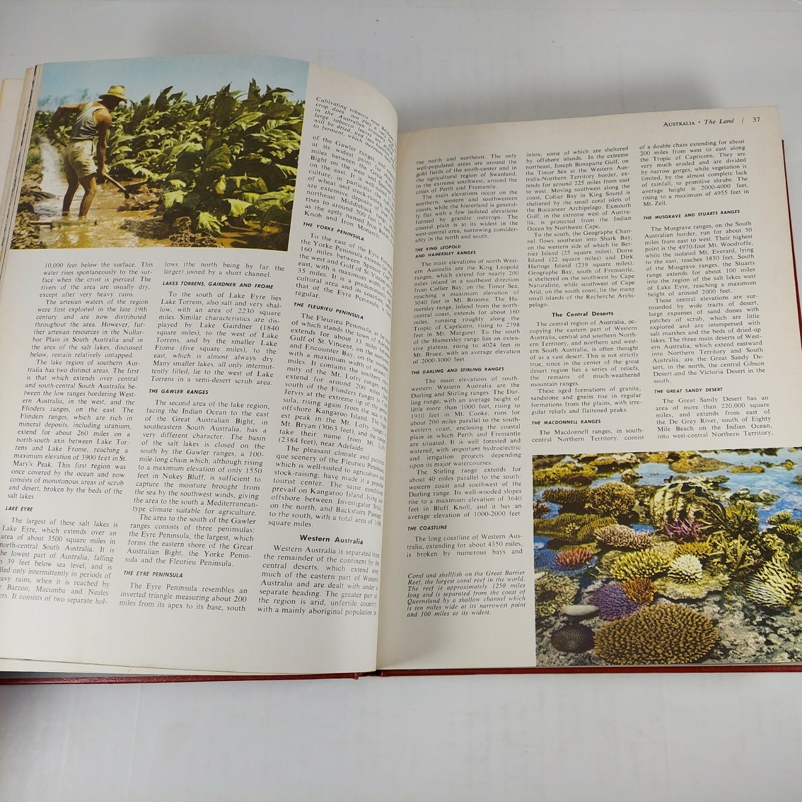 Illustrated Library of the World & Its Peoples Australia New Zealand 1966 HC
