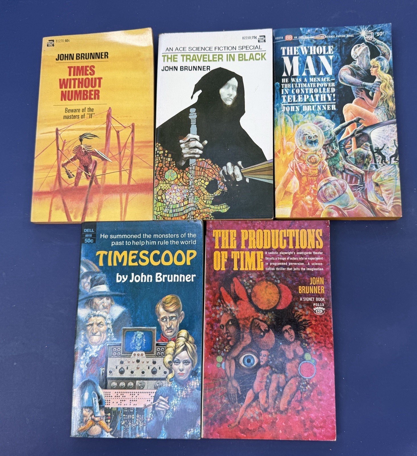 John Brunner Vintage PB Lot of 29 Ace DAW Ballentine Dell