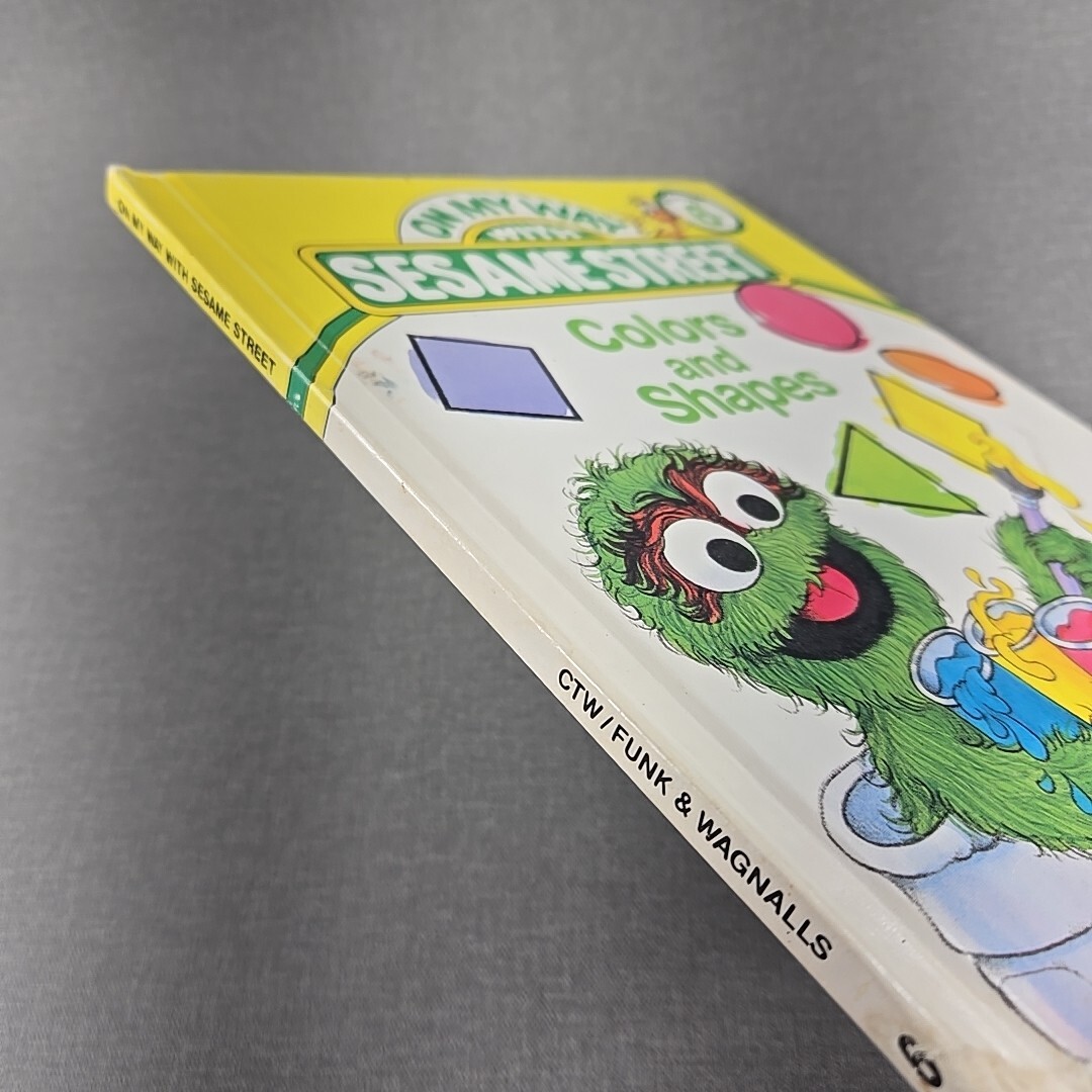 On My Way With Sesame Street Book Volume 6 Colors and Shapes 1989 Hardcover Book