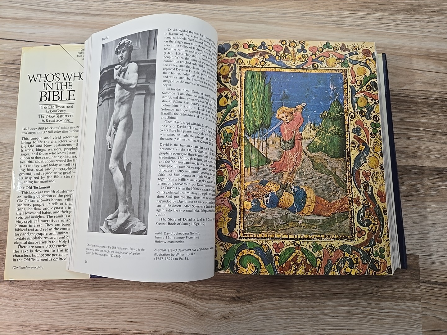 WHO’S WHO IN THE BIBLE Two vols in One Old And New Testament & Apocrypha HC 1980