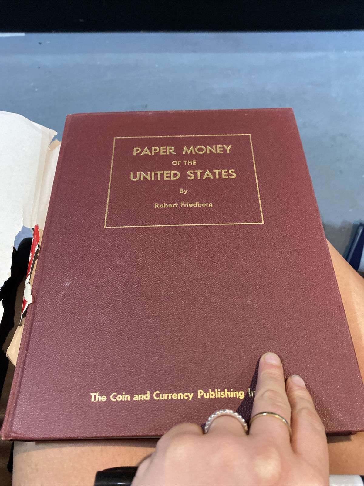 PAPER MONEY OF THE UNITED STATES, Robert Friedberg, 1955-2nd Edition, VG, HB, DJ