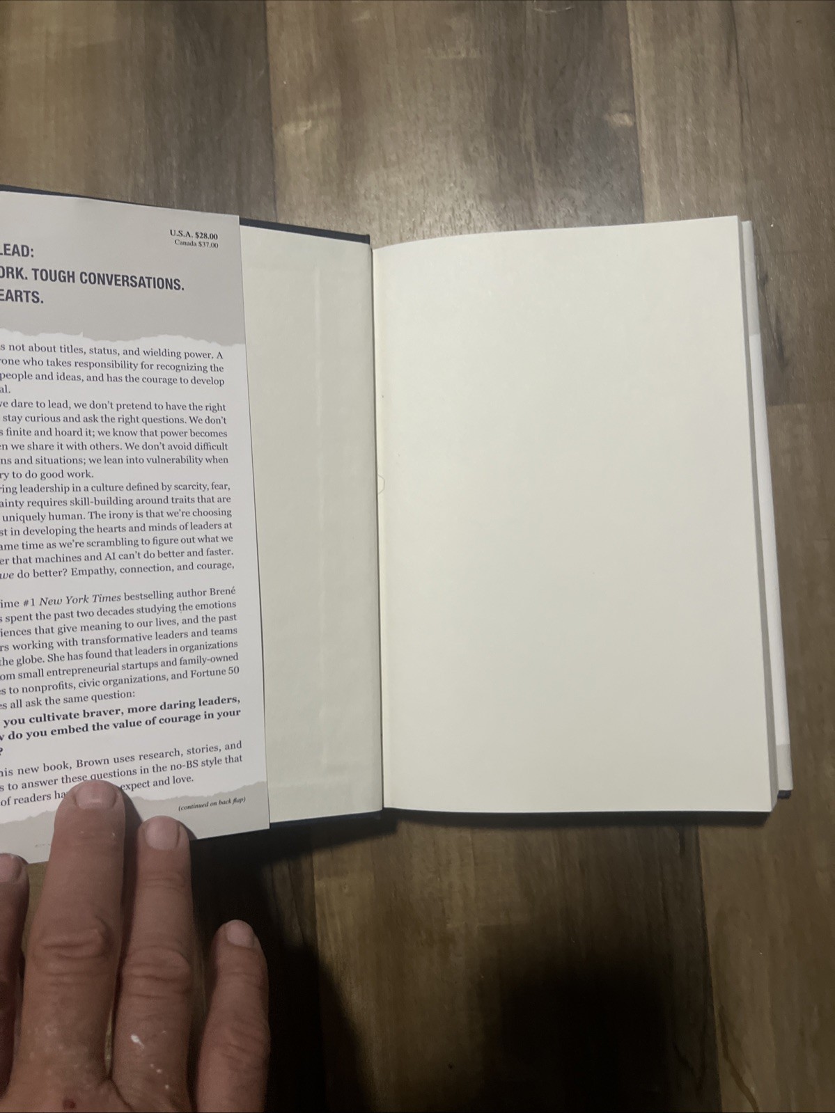Dare to Lead – Brene Brown – English Hardcover Book – New