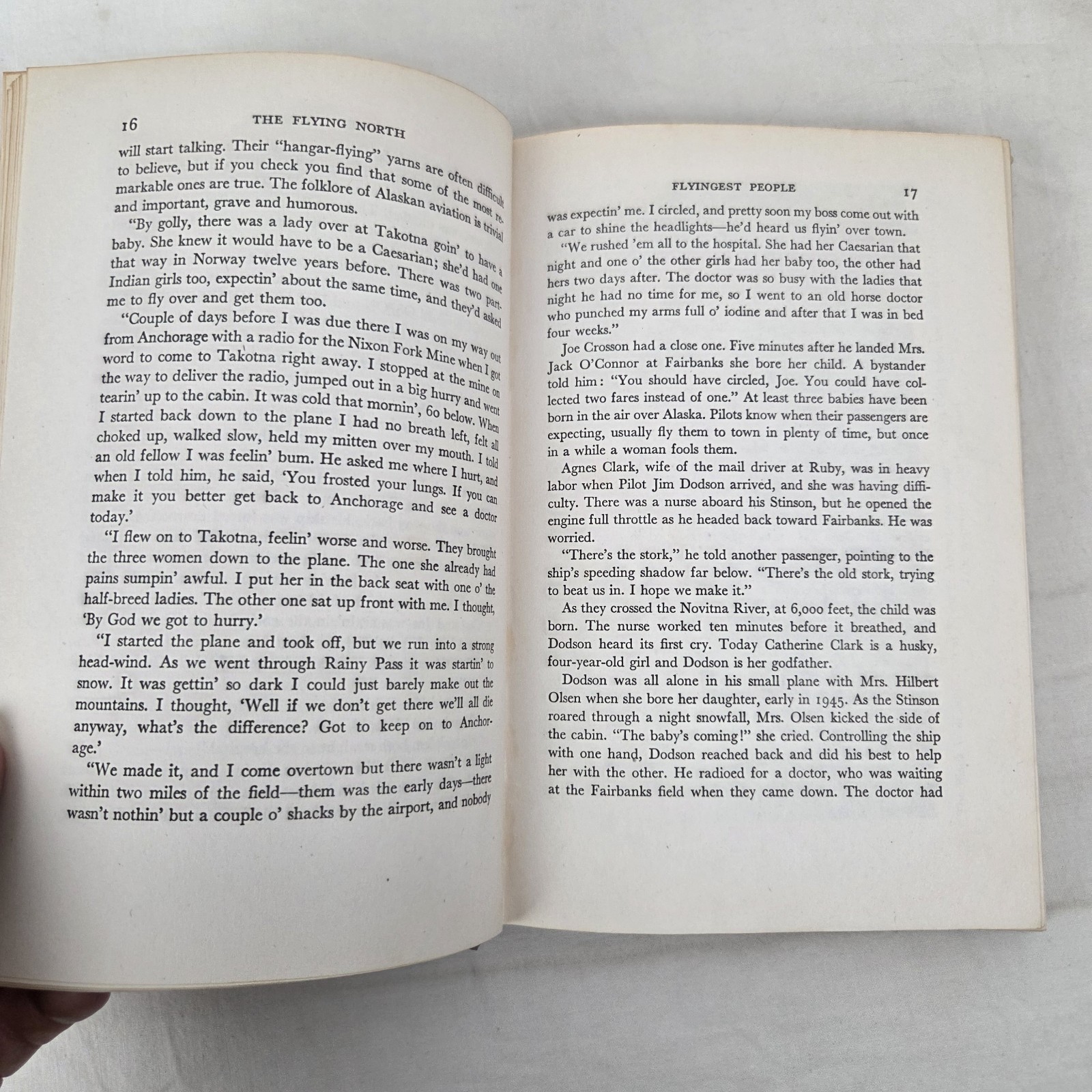The Flying North by Jean Potter Macmillan Company First Printing 1947 Hardcover