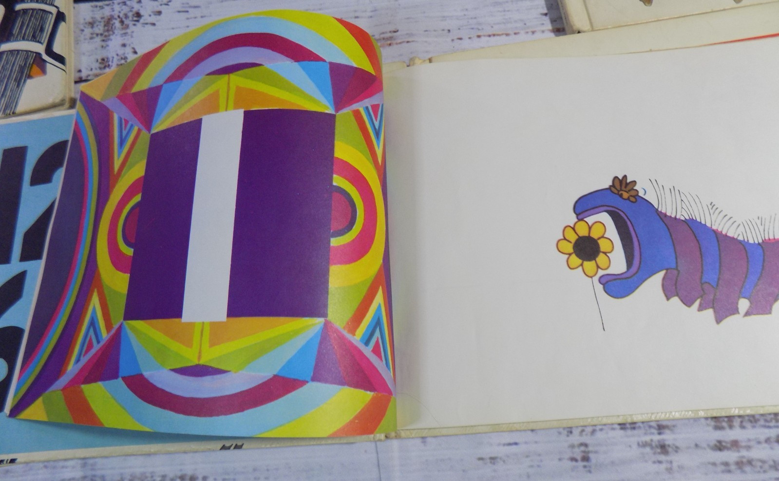 Set Of 5 Vintage Sesame Street Children’s Hard Cover Books Retro 1970s