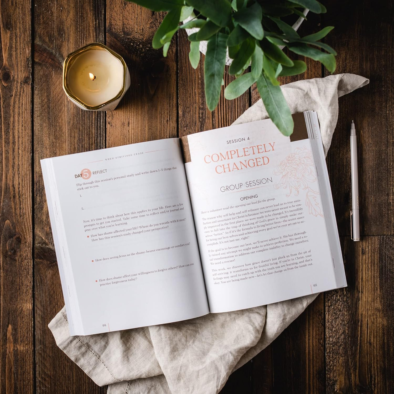 When Strivings Cease Bible Study Guide plus Streaming Video: Replacing the Gospe