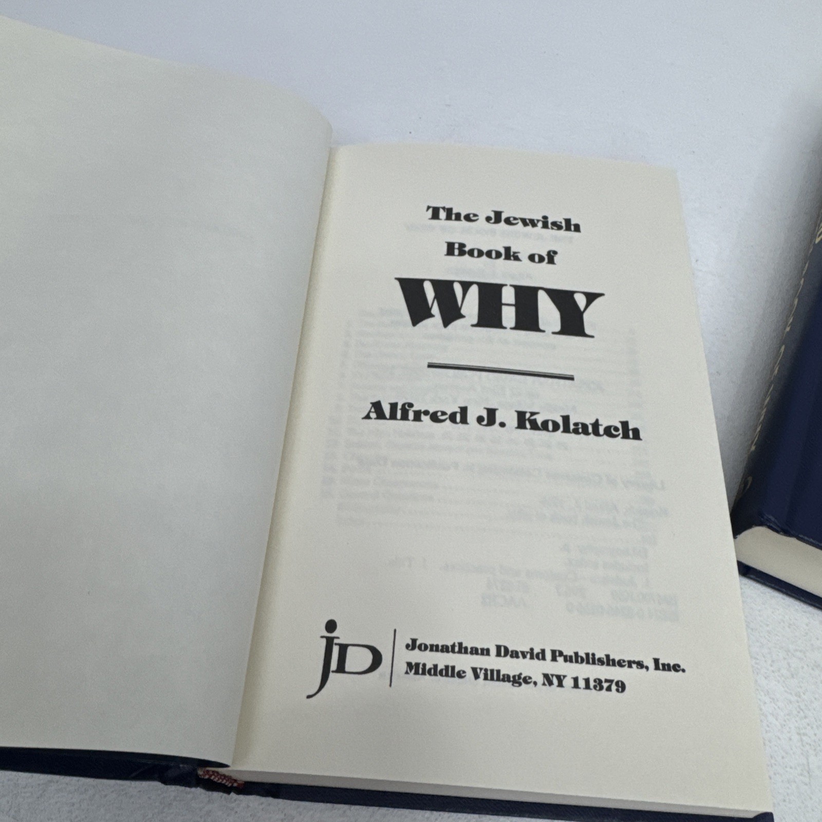 The Jewish Book of Why by Alfred J. Kolatch 2 Book Box Set Copyright 1981