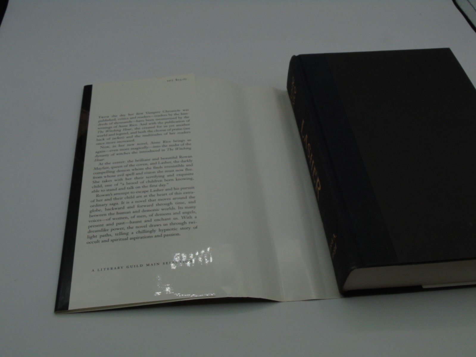 Lasher By Anne Rice First Edition Hardcover Book with Dust Jacket 1993
