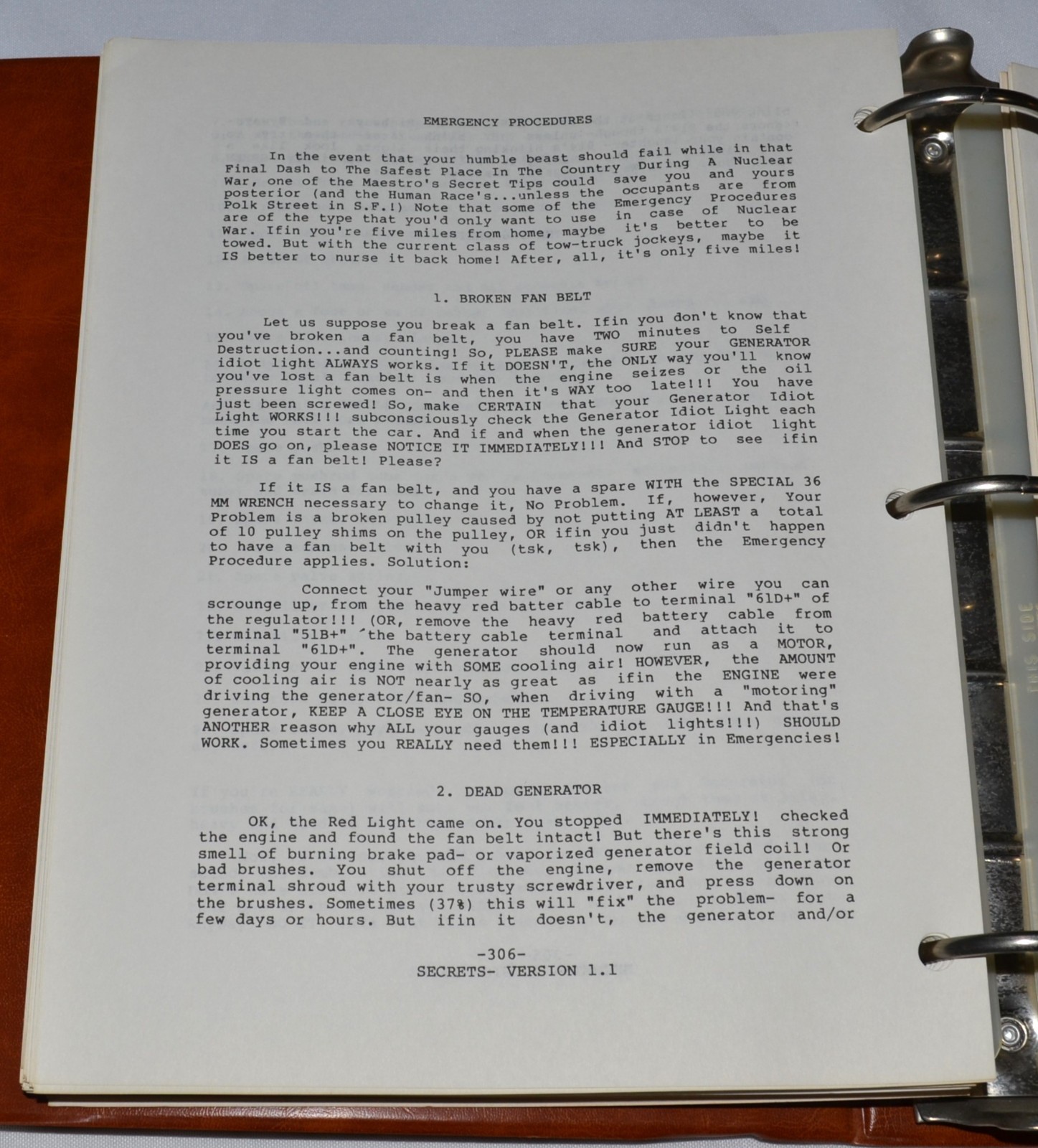 Harry Pellow SECRETS OF THE INNER CIRCLE Porsche 356/912 Engine Guide Manual 1.1