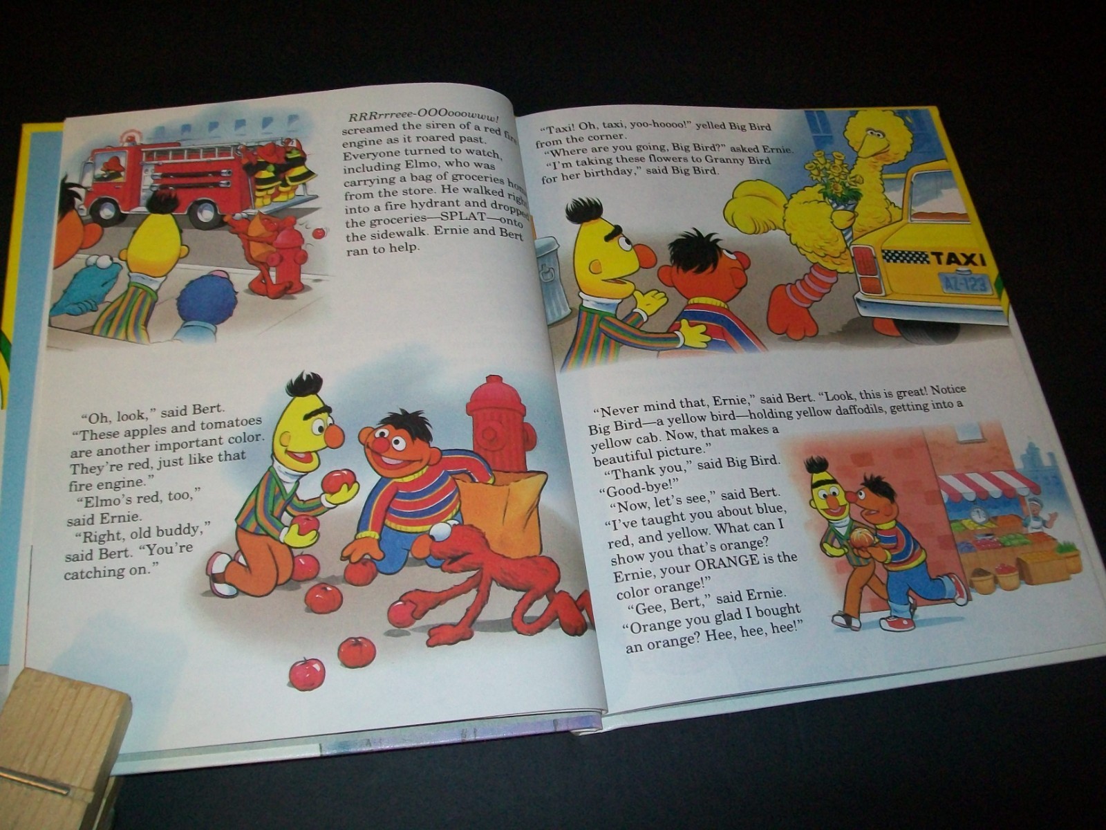 Vintage Sesame Street Books On My Way, Grover, Big Bird 1989 Lot of 6
