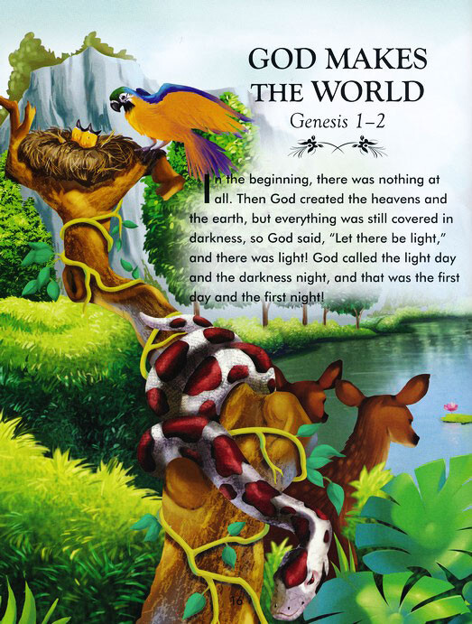 SALE! Complete Illustrated Children’s Bible, Hardback, Full Color, 400+ Pages