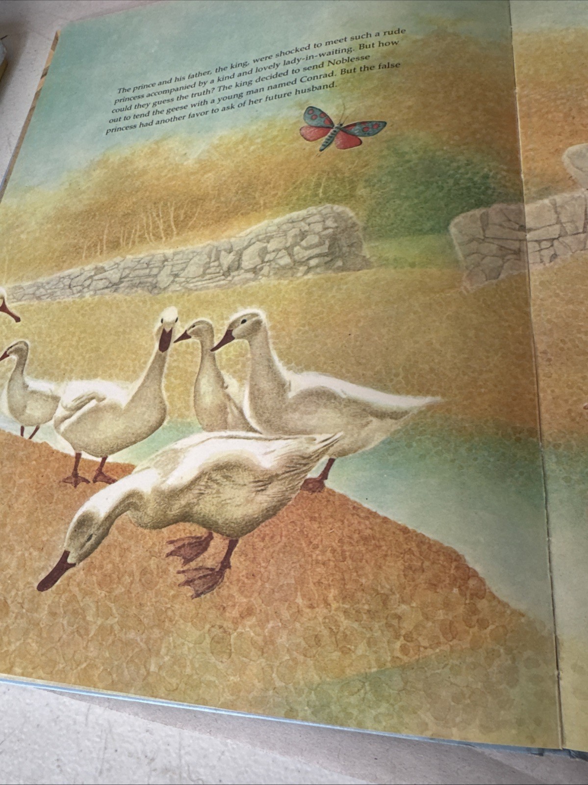 Vintage 1969 Storytime Treasury THE UGLY DUCKLING/THE PRINCESS WHO TENDED GEESE