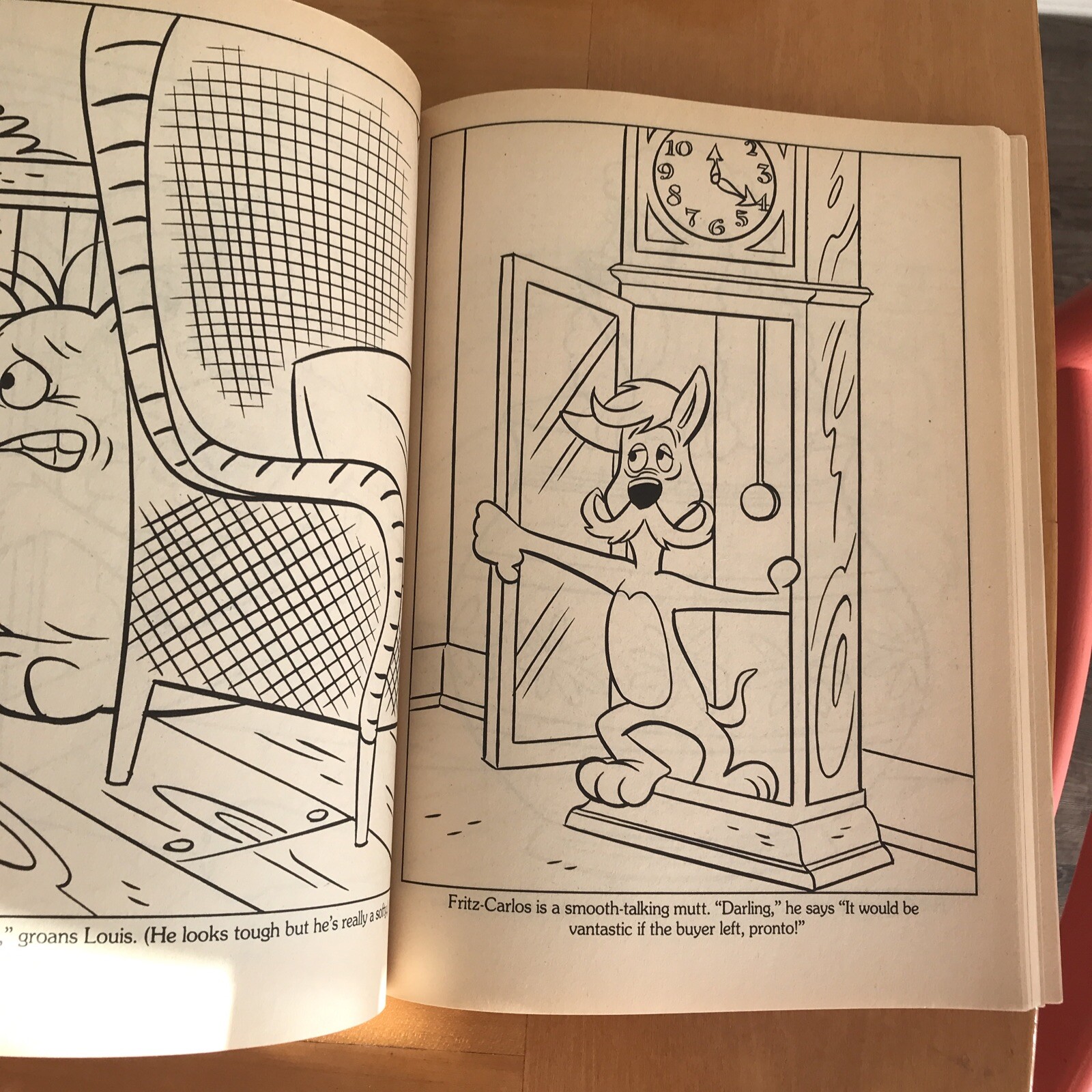 Foofur coloring book. 128 Pages. 1987. Vintage. Rare. Marvel Books.