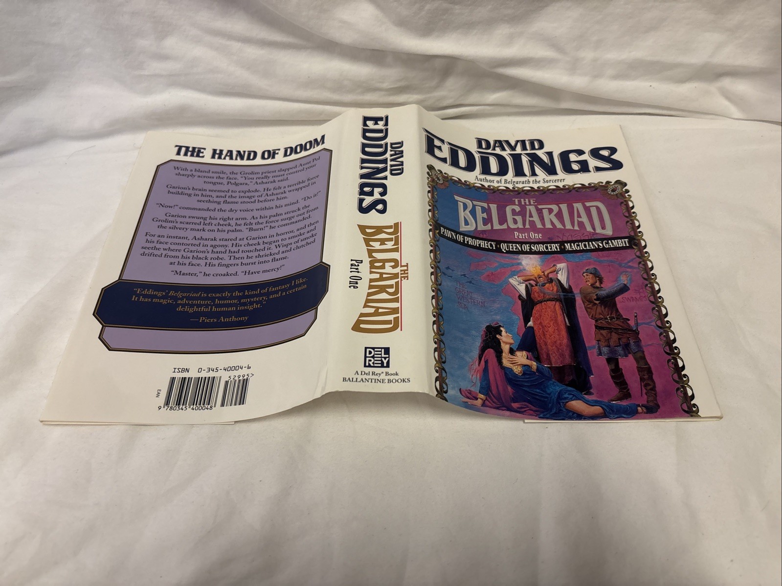 The Belgariad – Part One / David Eddings / Del Rey 1995 1st Edition /1st HC DJ