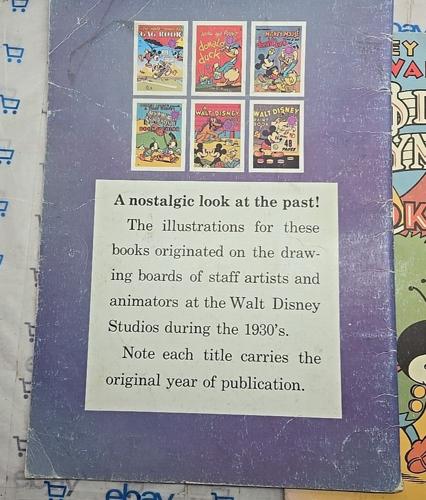 Walt Disney’s Mickey Mouse, Donald Duck & Pals | 1930s Vintage Children’s Book