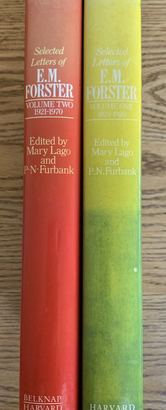 Selected Letters of E. M. Forster Two Volume Set Lot – Hardcover – first edition