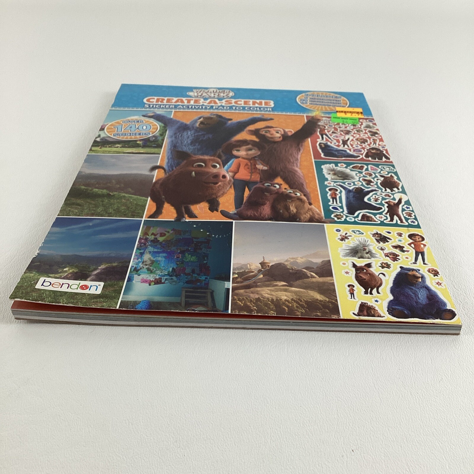 Wonder Park Create A Scene Sticker Activity Coloring Pad June Boomer Bendon NEW