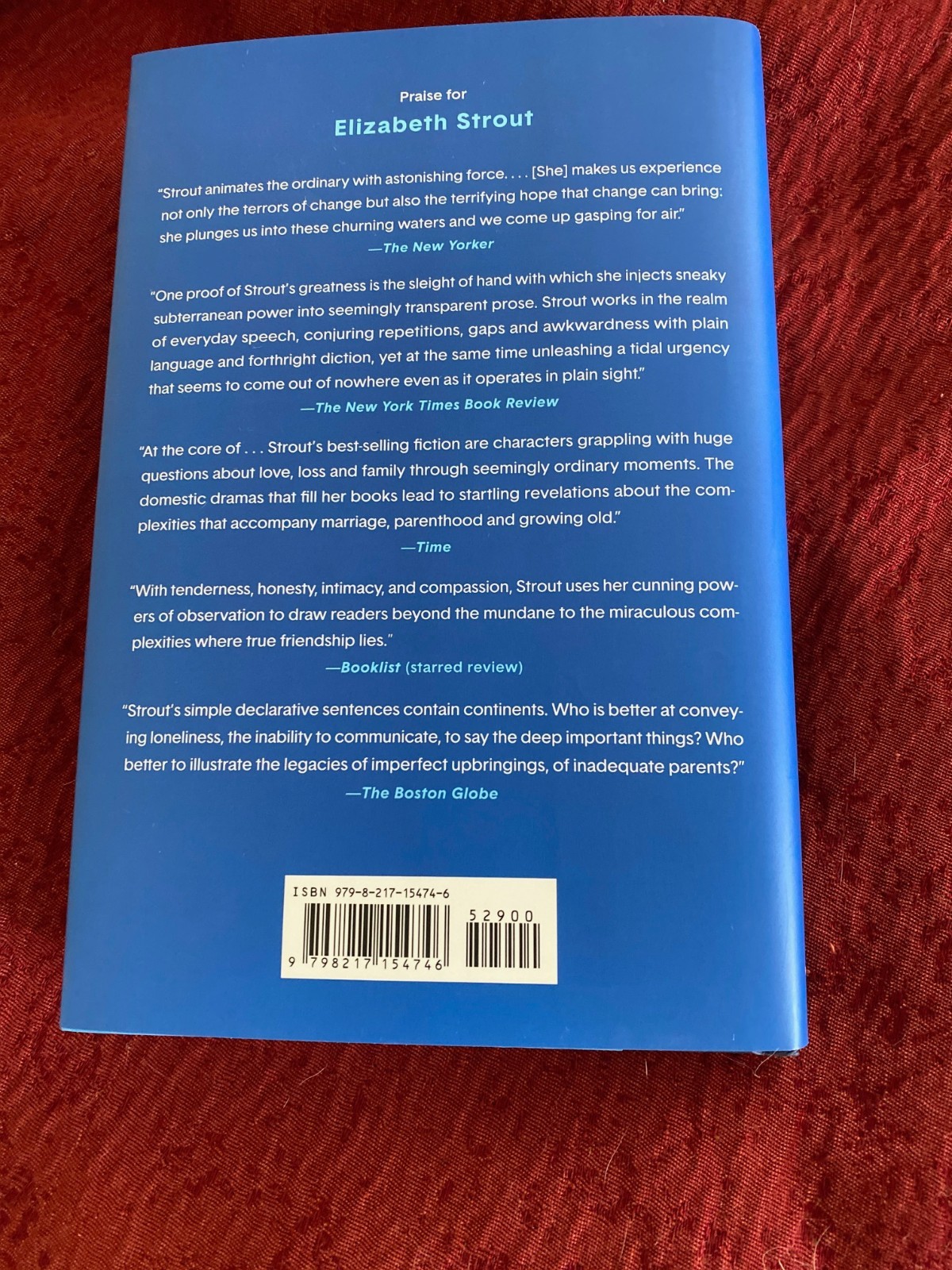ELIZABETH STROUT — THE THINGS WE NEVER SAY — HD SIGNED