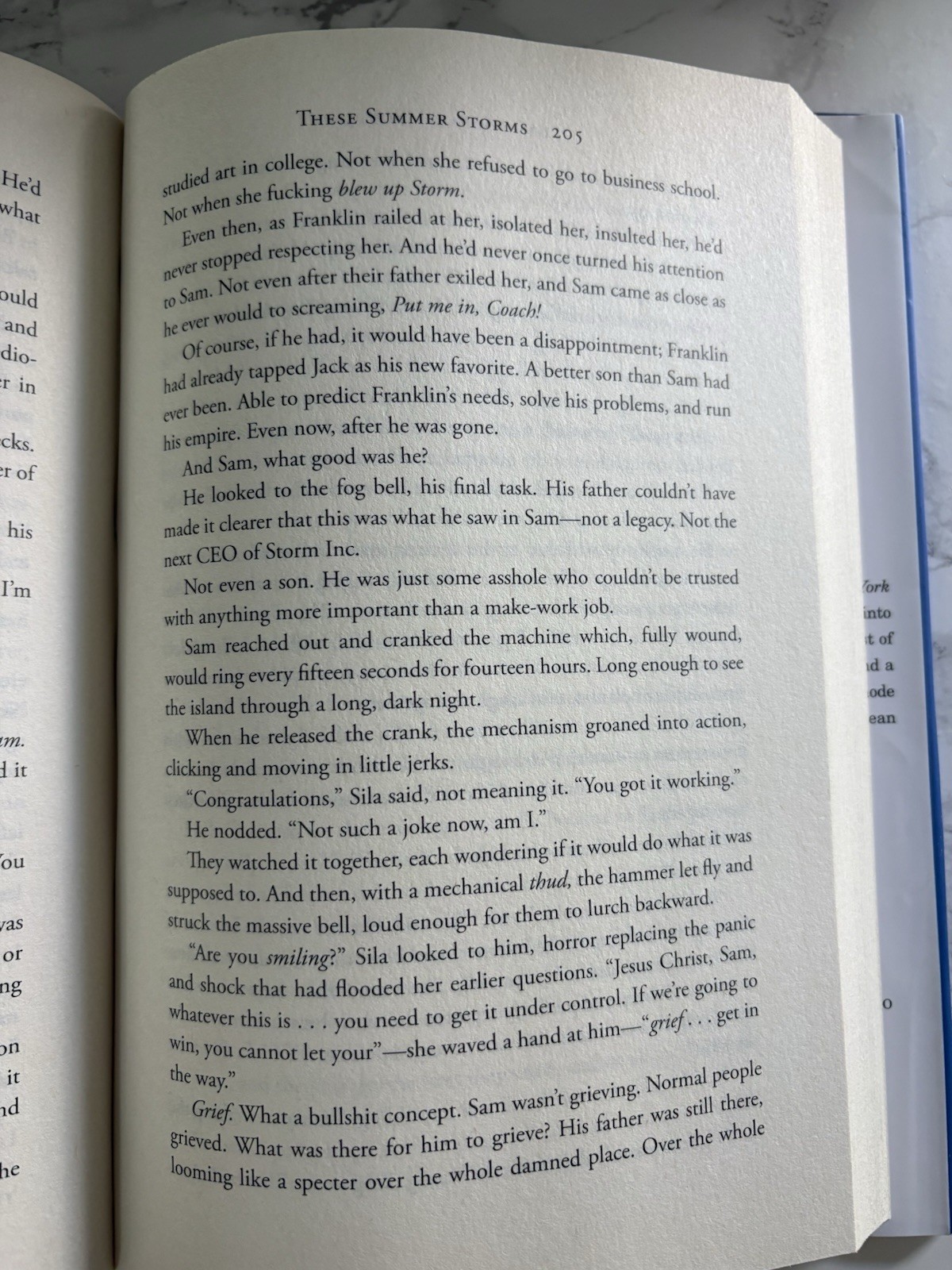 These Summer Storms : A Novel Hardcover Sarah MacLean Like New