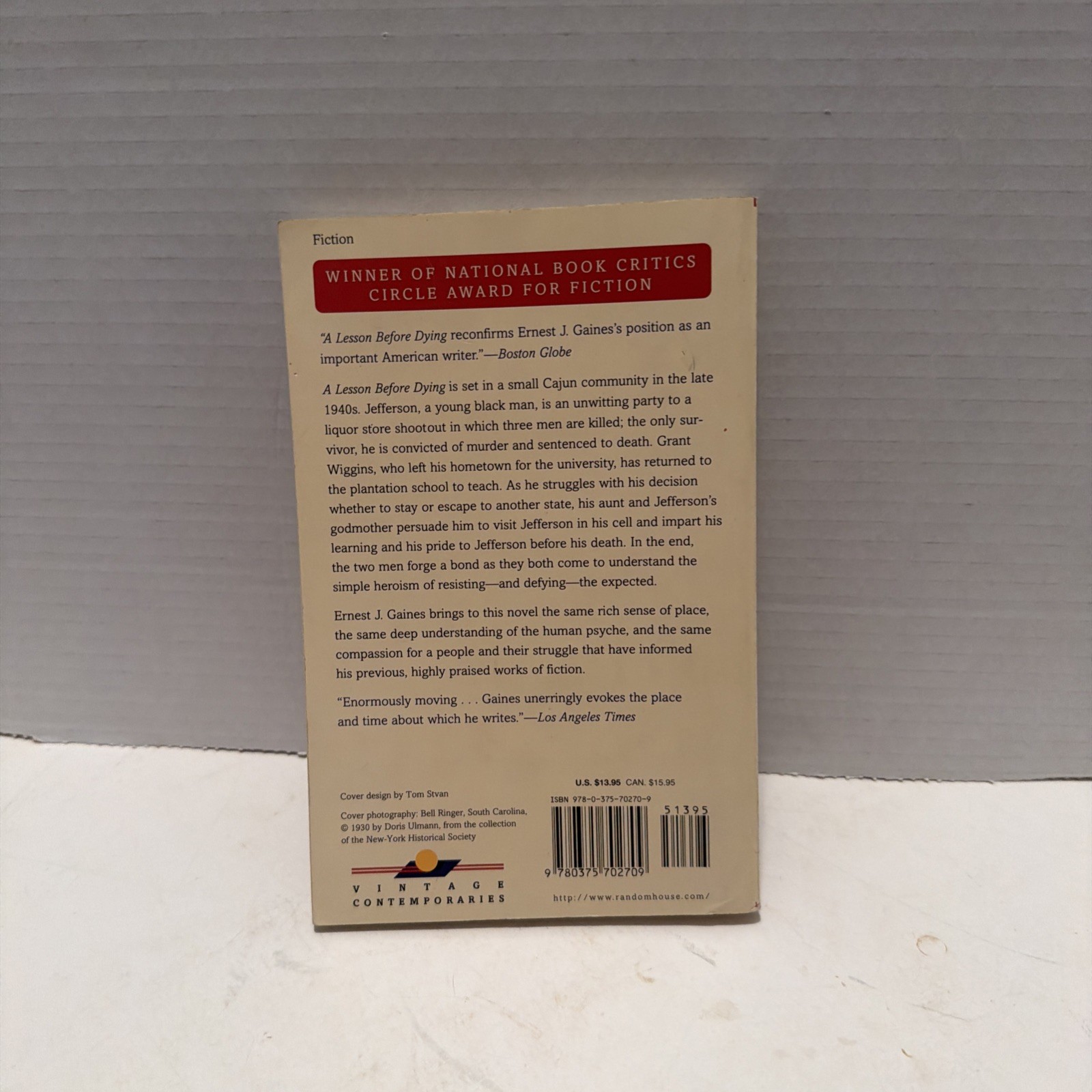 A Lesson Before Dying (Oprah’s Book Club) by Ernest J. Gaines