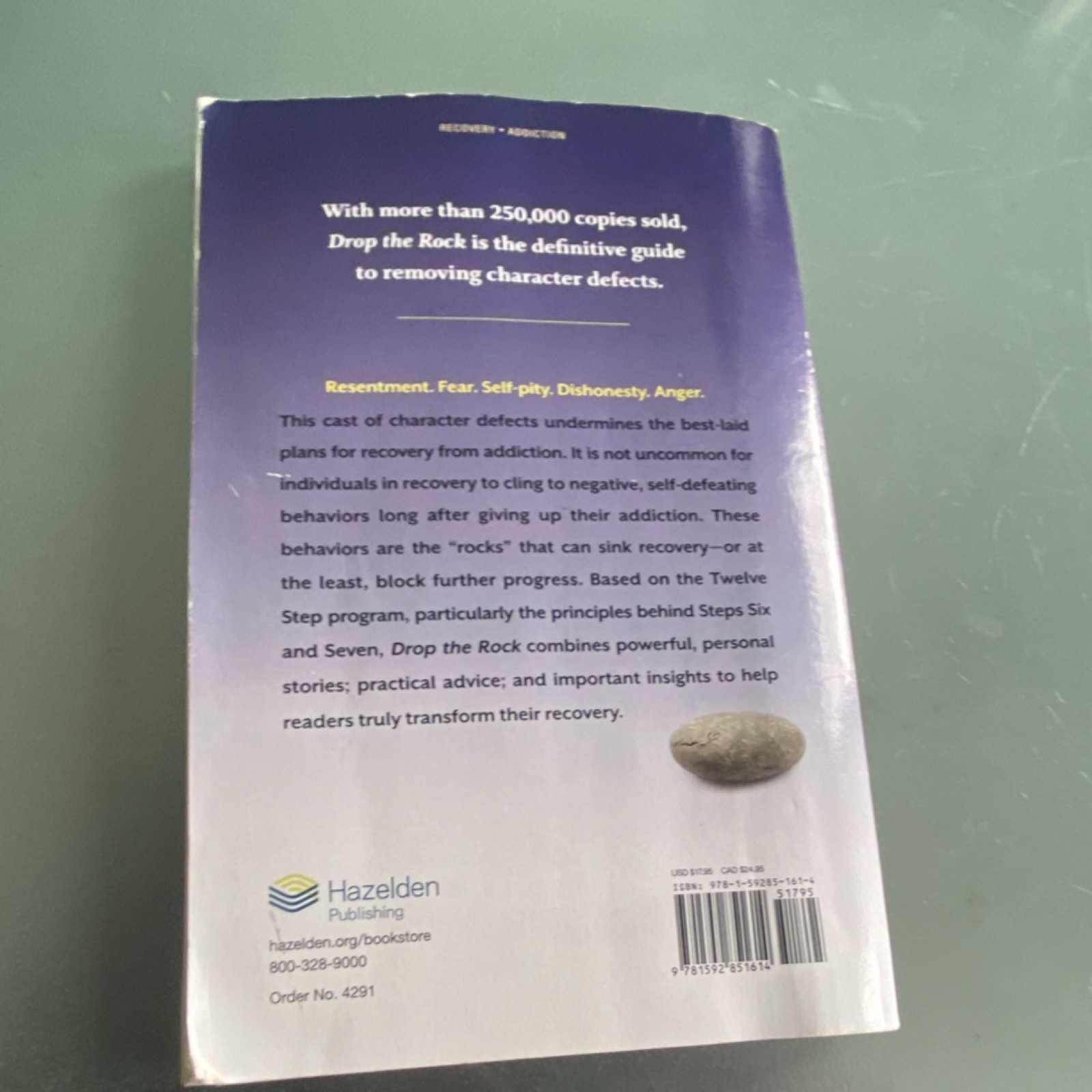 Hazelden Drop the Rock Steps Six and Seven Bill P. Todd W. Sara S. PB 2005 2E