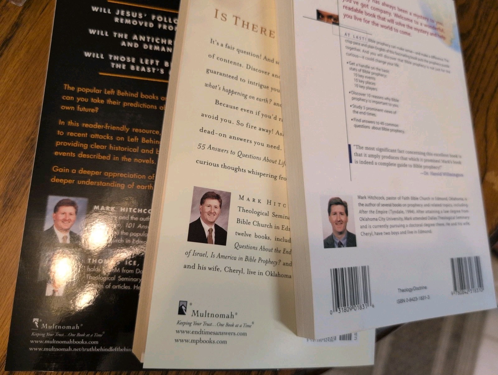 3 Prophecy – paperbacks By Mark Hitchcock Bible, Life After Death, Left Behind